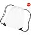 Lot de 2  Sac de gym 11 litres taille unique blanc Bagbase-1
