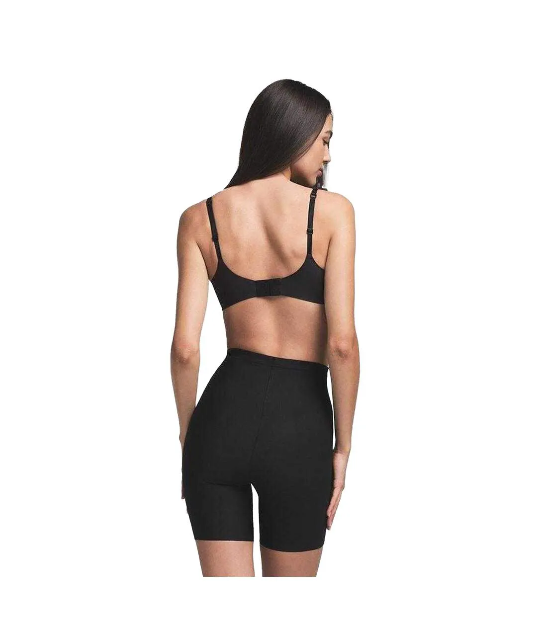 Short Gainant Control Femme Noir Skims-3