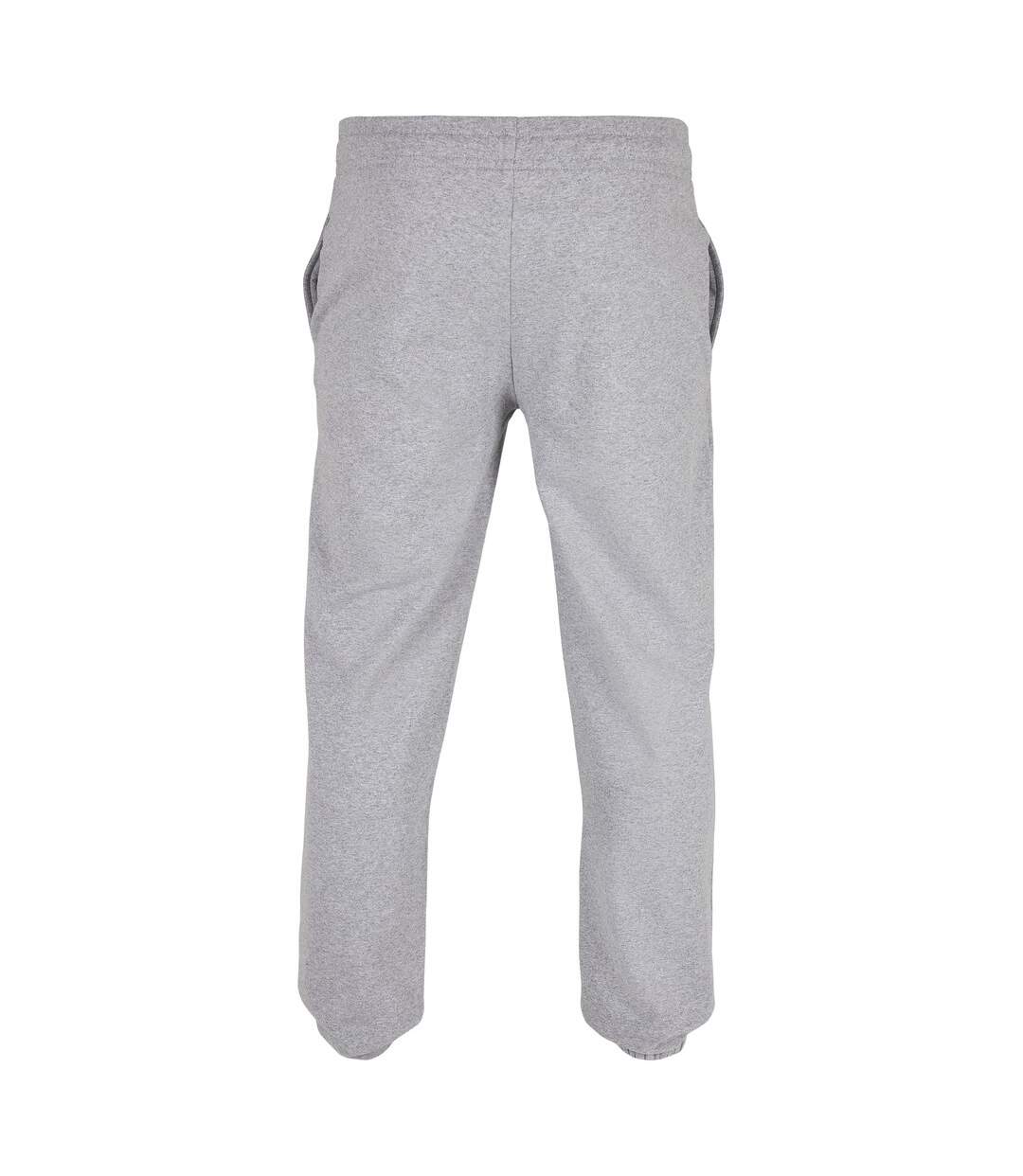 Pantalon de jogging basic adulte gris chiné Build Your Brand