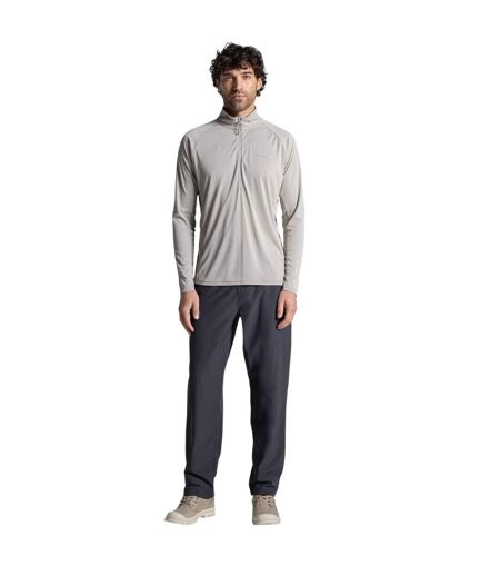 Pantalon Uni À Taille Haute Élastiquée Socco Homme Anthracite Craghoppers