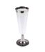 Lot de 6 Flûtes à Champagne Réutilisable Liseré 15cl Argent-2