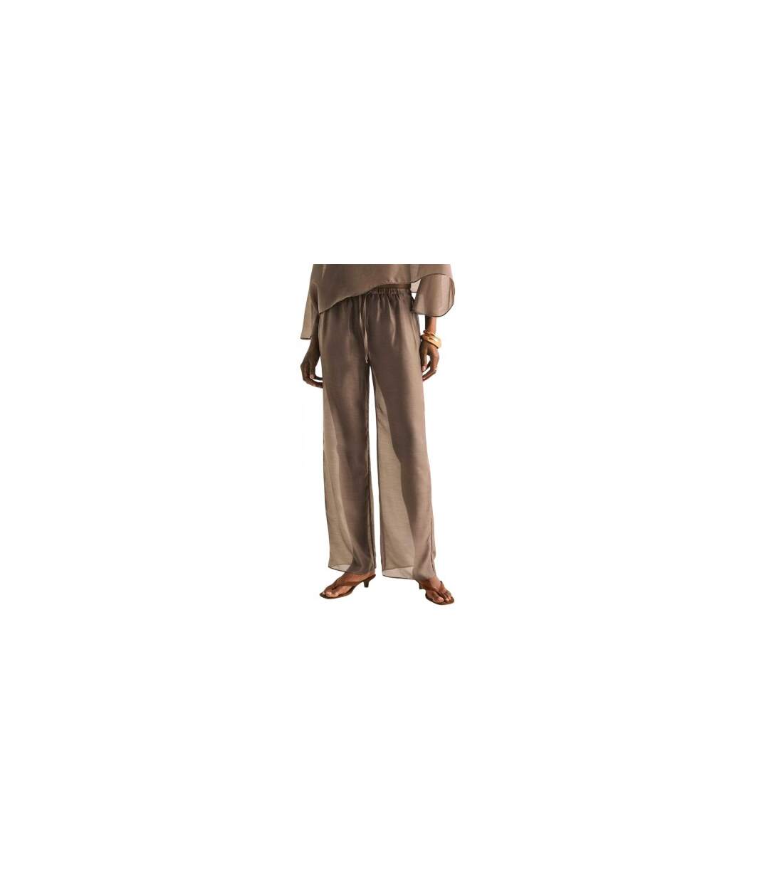 Pantalon Shar Femme Marron 4th And Reckless-1