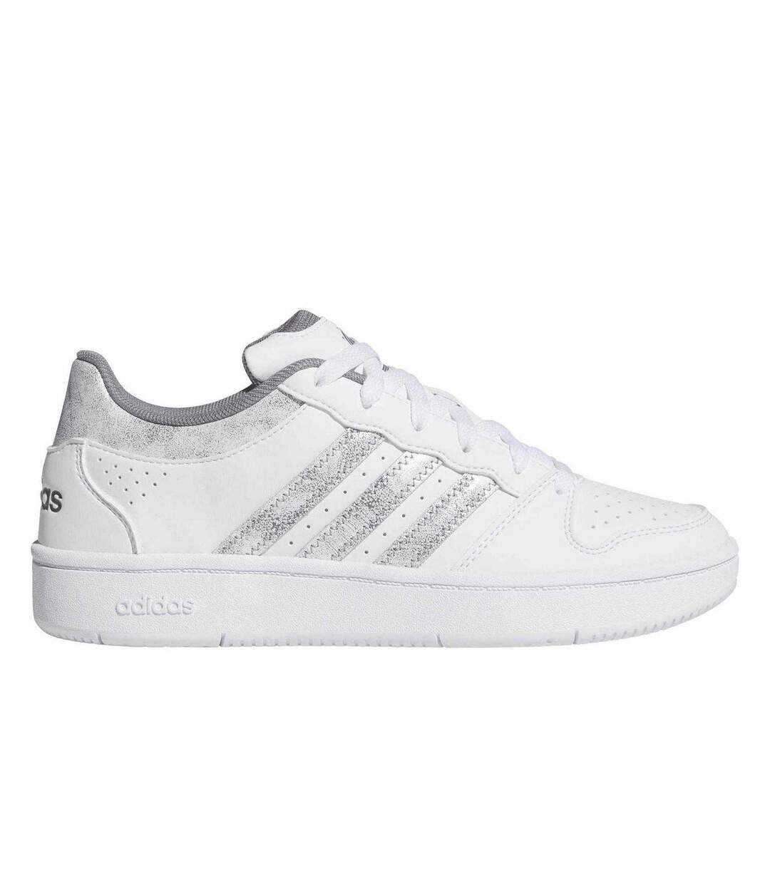 Tennis Hoops Classic Femme Blanc Gris Adidas-1