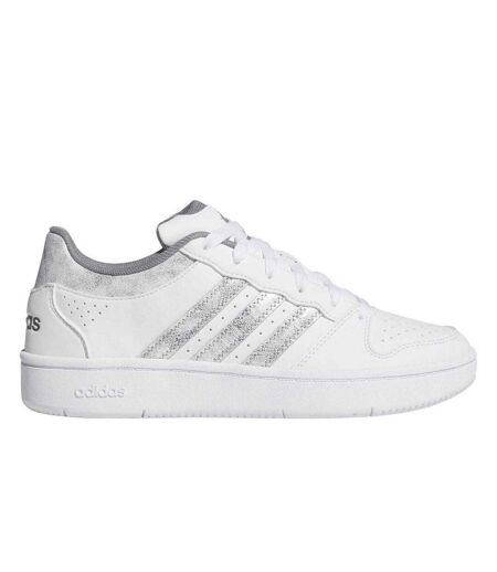 Tennis Hoops Classic Femme Blanc Gris Adidas
