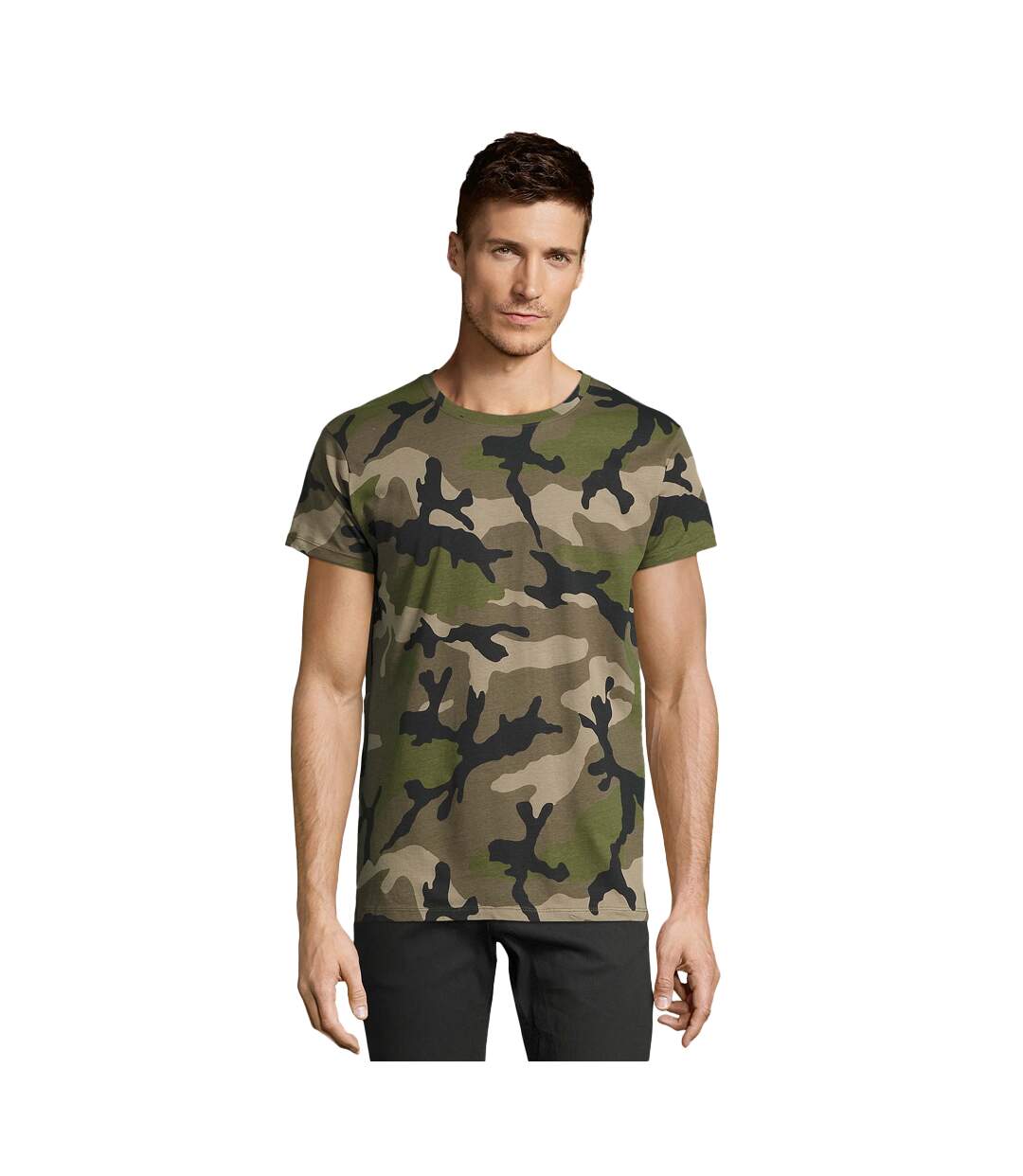 T-shirt Homme Vert SOLS-1