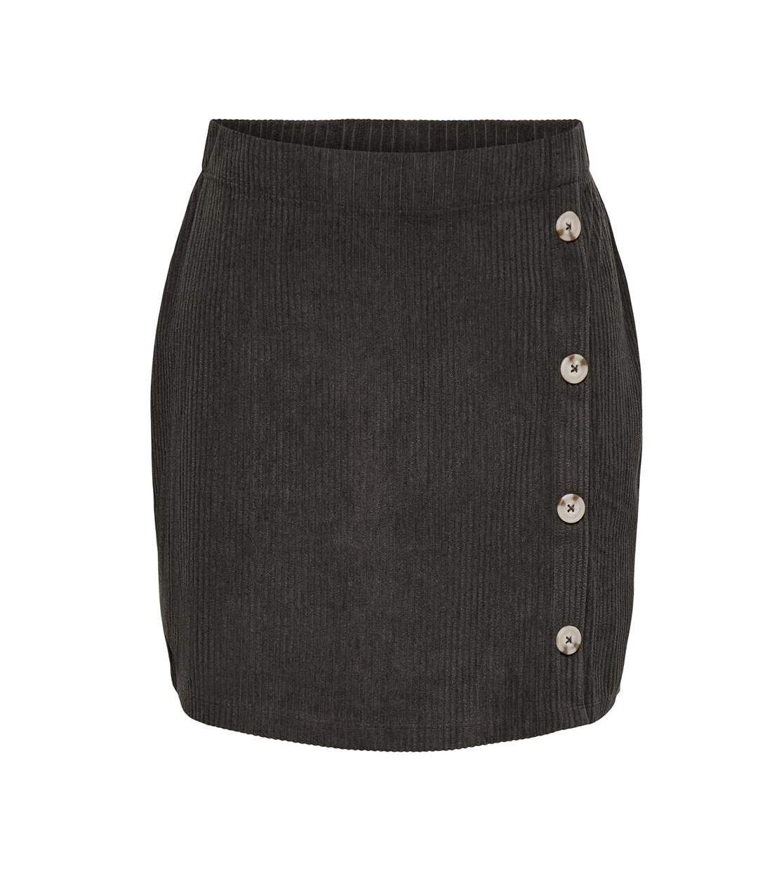 Jupe marron foncé femme jdy hope-1