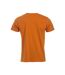 Clique Mens New Classic T-Shirt (Blood Orange) - UTUB302