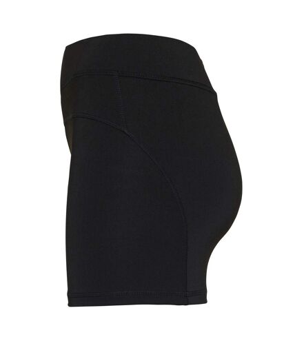AWDis Cool Womens/Ladies Girlie Training Shorts (Jet Black) - UTPC5813