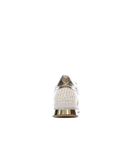 Baskets doré femme marco tozzi cream comb