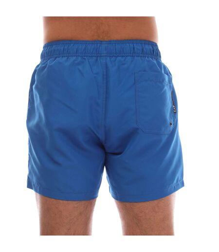 Short De Bain Style Logo Homme Bleu Emporio Armani