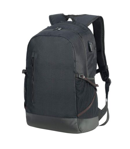 Leipzig Daily Laptop Backpack One Size Black Black Shugon