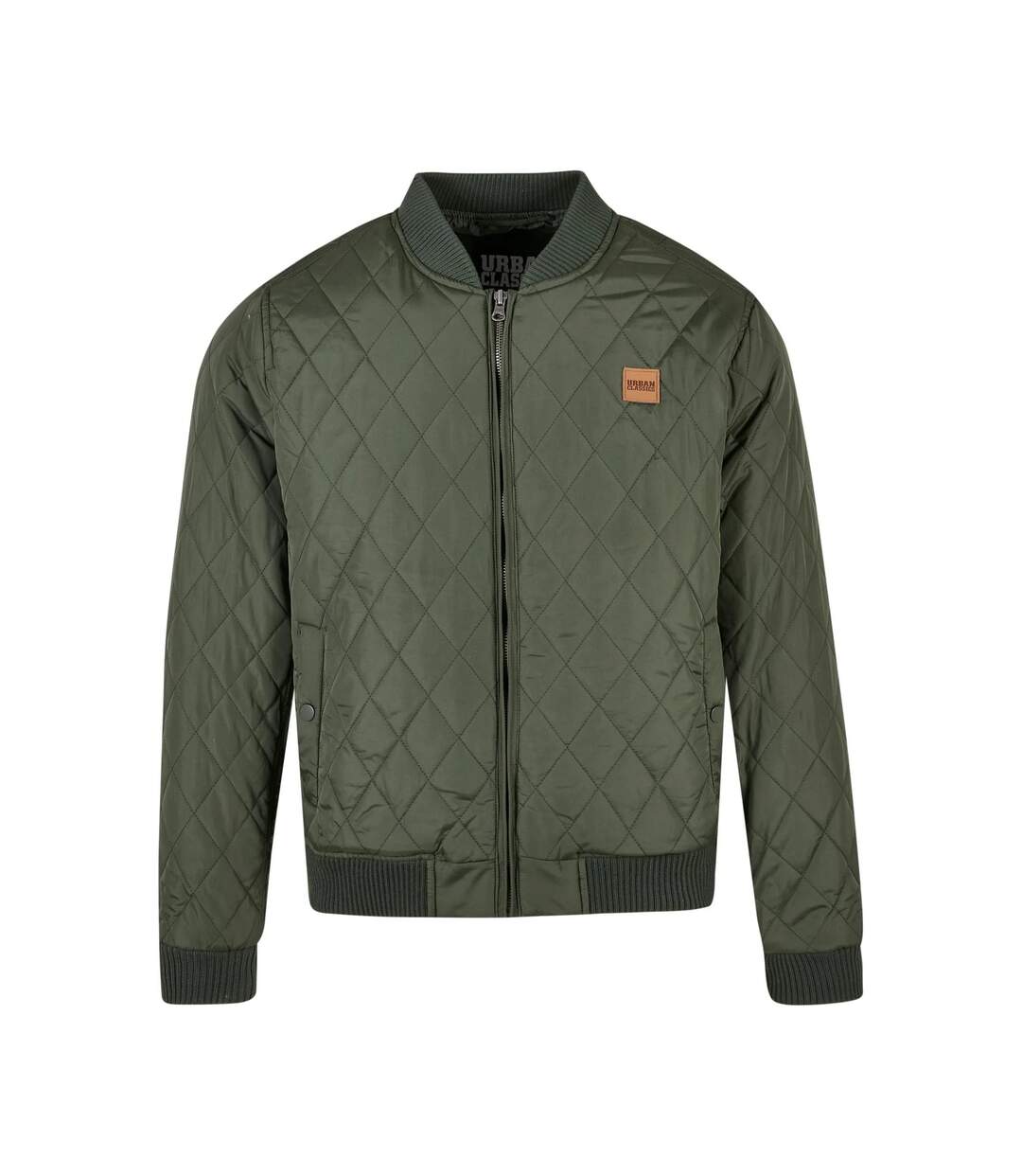 Doudoune Motif/style Losange Homme Olive Urban Classics-1