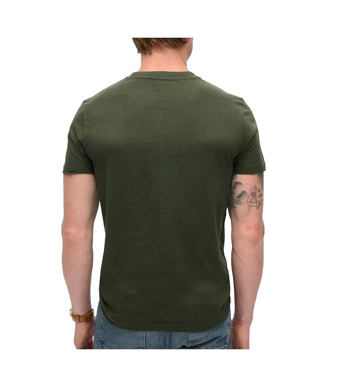 T-Shirt vert homme superdry essential - xxl-2