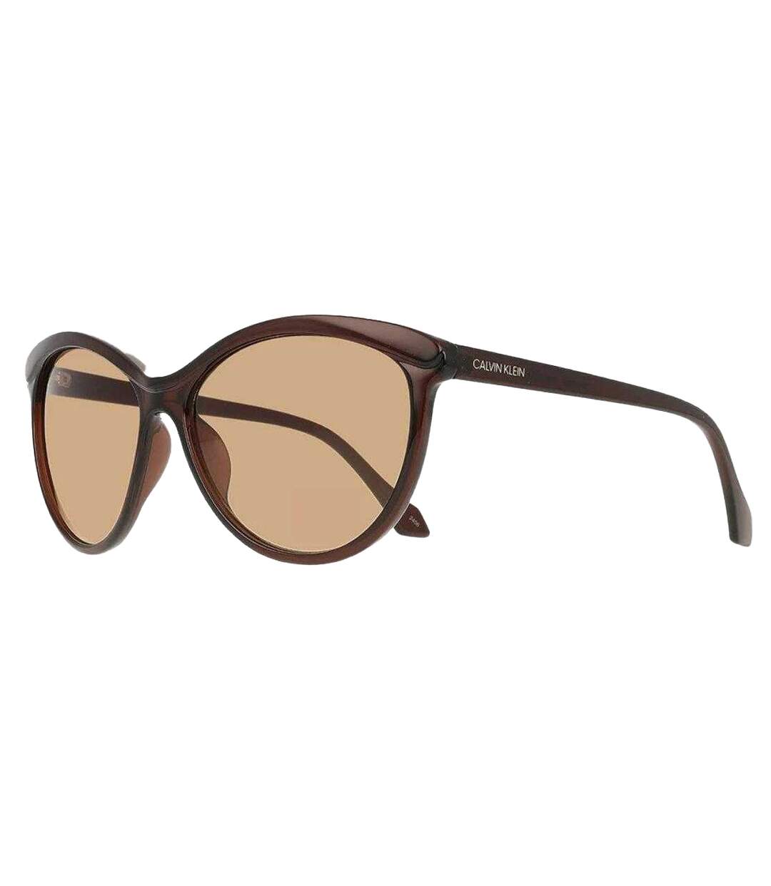 Lunettes De Soleil Motif/style Yeux De Chat Femme Taille Unique Marron Calvin Klein-2