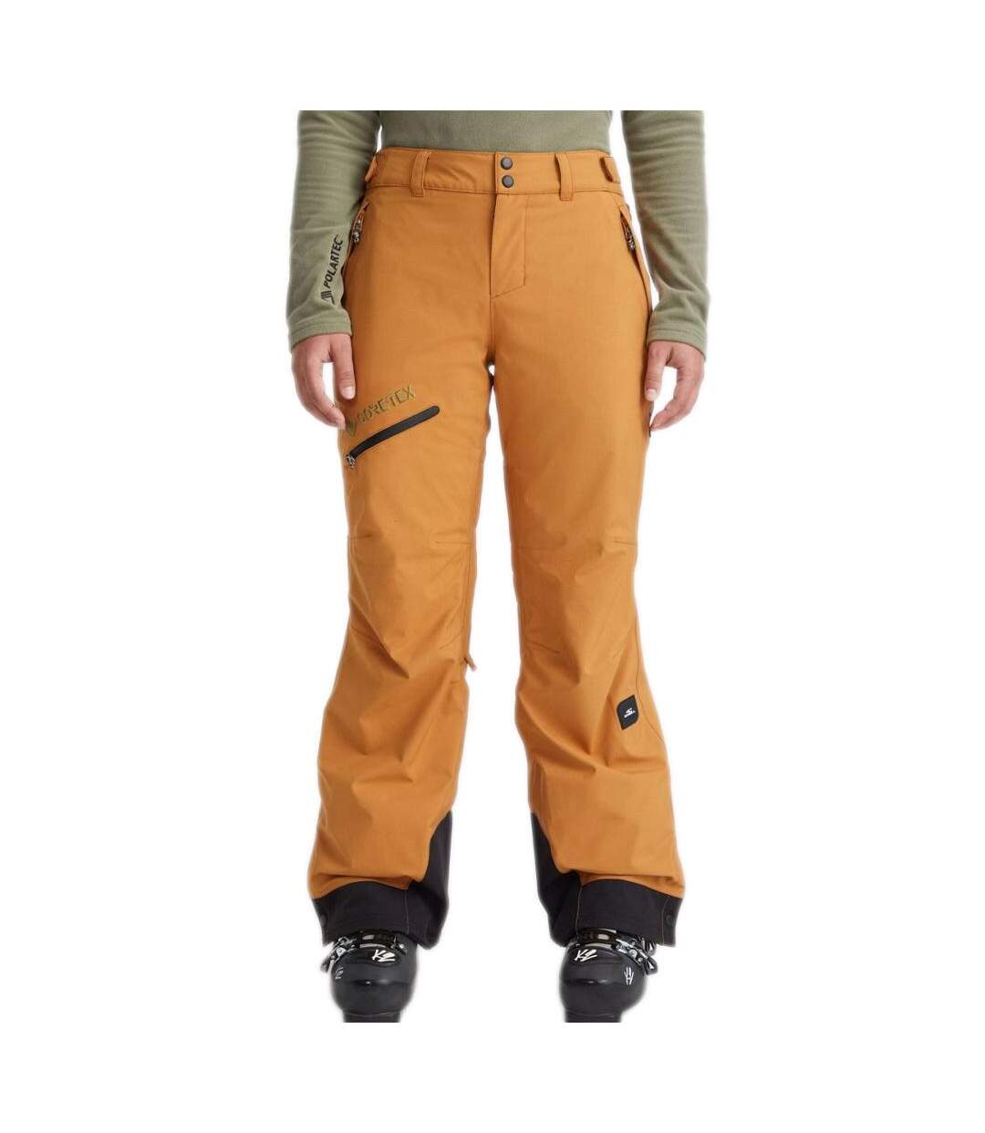Pantalon de ski moutarde femme o'neill gtx-1