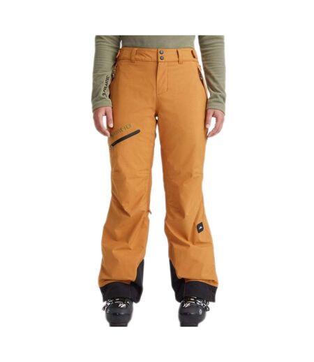 Pantalon de ski moutarde femme o'neill gtx