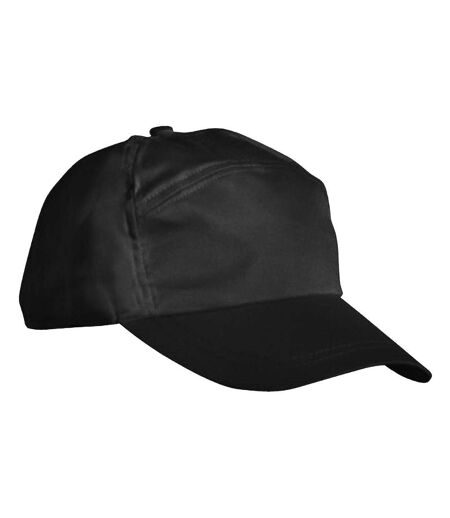 Casquette Unie 100% Coton Adulte Unisexe Noir Result