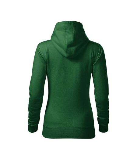 Sweat À Capuche Cape Free Femme Vert Bouteille Malfini