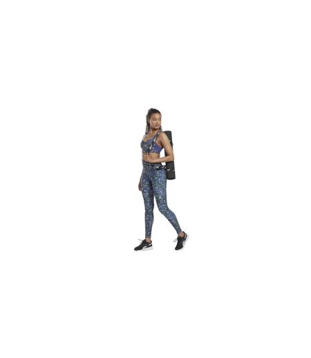 Brassière De Sport Motif/style Camouflage Lux Femme Vert Sombre Reebok