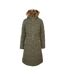 Womens/ladies Audrey Padded Jacket Dark Vine Green Trespass-2