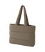 Tote Bag Motif/style Matelassé Taille Unique Terre Verte Naturelle Bagbase-2