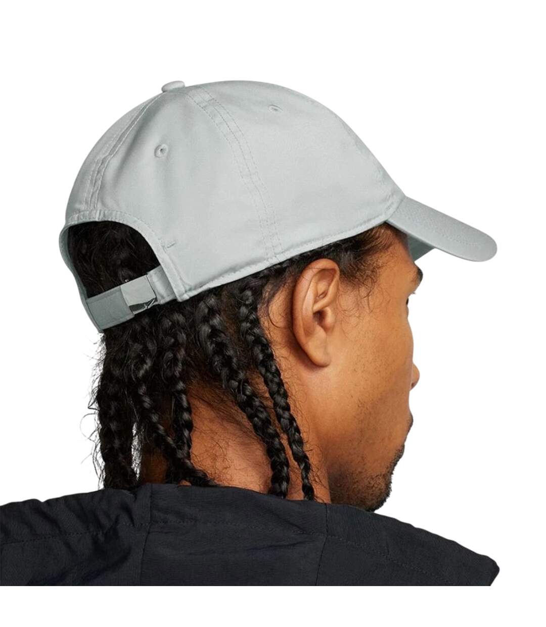 Casquette De Baseball Motif/style Swoosh Métallique Df Club Adulte Gris Nike-2