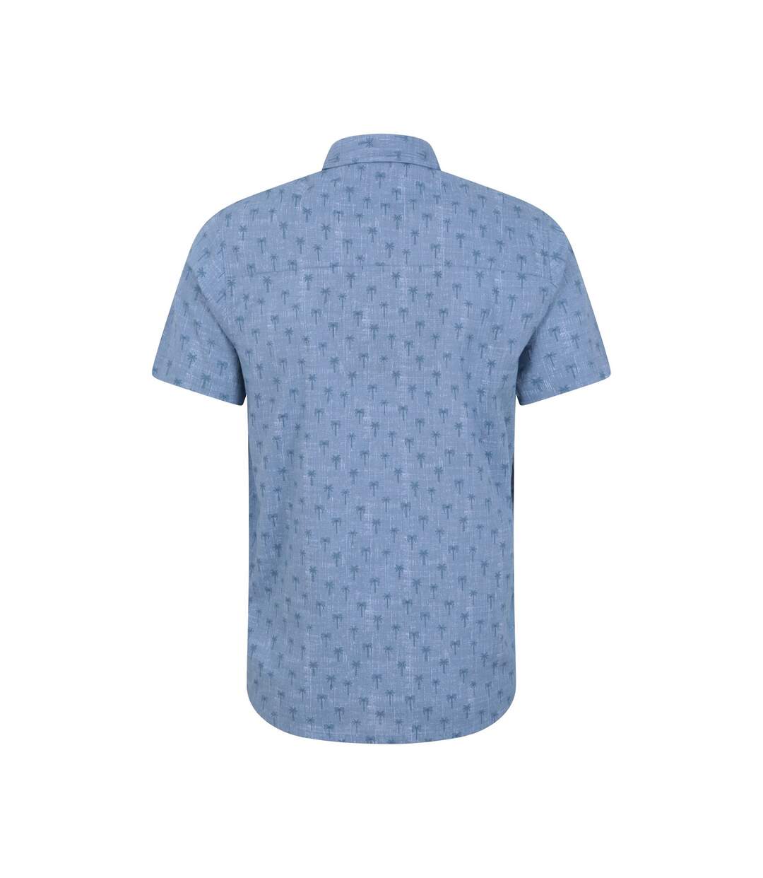 Mens preston illustration palm tree shirt blue Mountain Warehouse-2