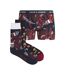 Coffret boxer + x2 paires de chaussettes marine homme jack & jones cho7-1