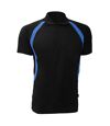 Gamegear® Mens Cooltex® Riviera Polo Shirt / Mens Sportswear (Black/Electric Blue) - UTBC434