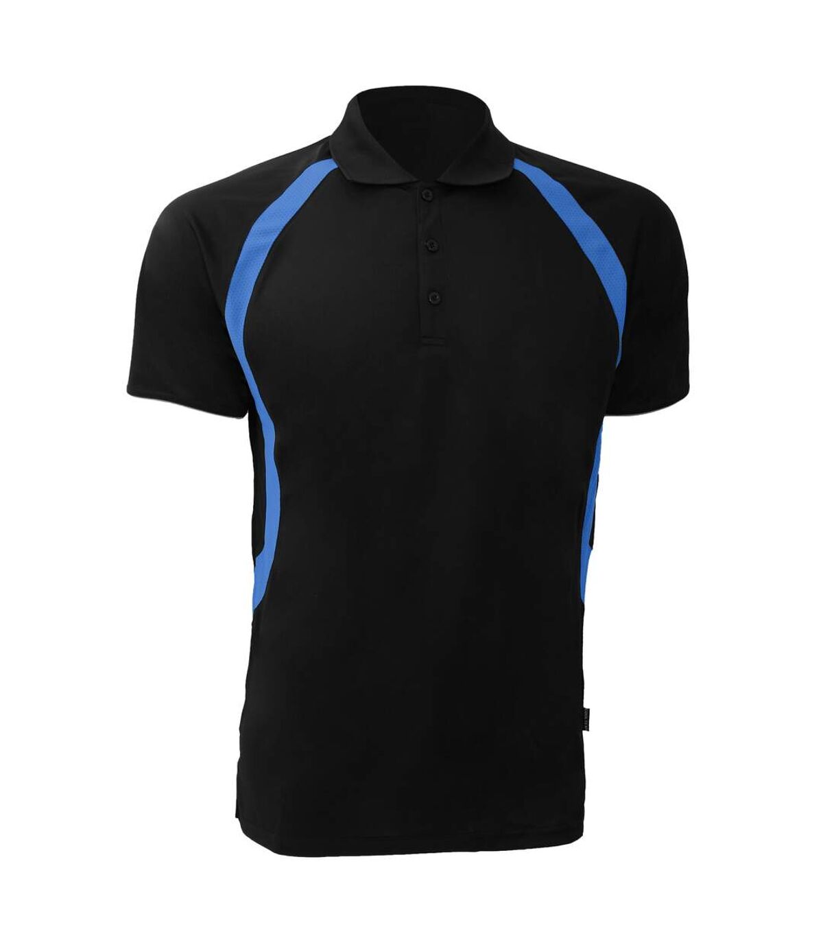 Gamegear® Mens Cooltex® Riviera Polo Shirt / Mens Sportswear (Black/Electric Blue) - UTBC434