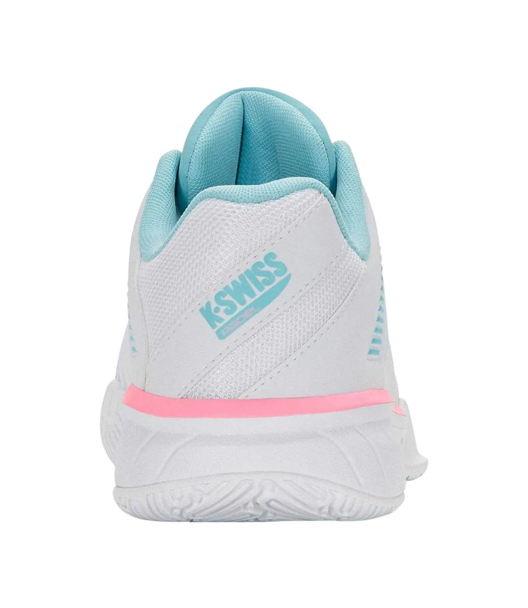 Womens/ladies Express Light 3 Padel Shoes White Neon Pink K-Swiss-2