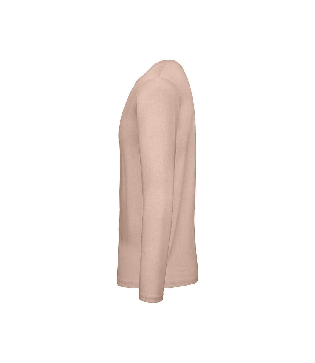 T-shirt Manches Longues #e150 Homme Vieux Rose B&C-3