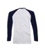 T-shirt homme gris / bleu marine foncé Fruit of the Loom-2