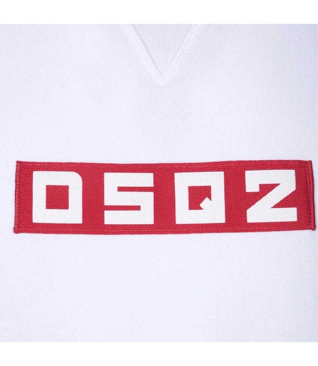 Unisex Adult Block Logo Sweatshirt White DSquared2-3