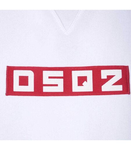 Unisex Adult Block Logo Sweatshirt White DSquared2