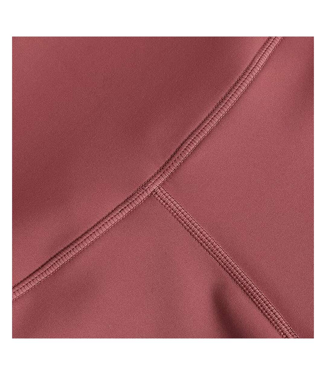 Legging 7/8 femme rouge Adidas-3