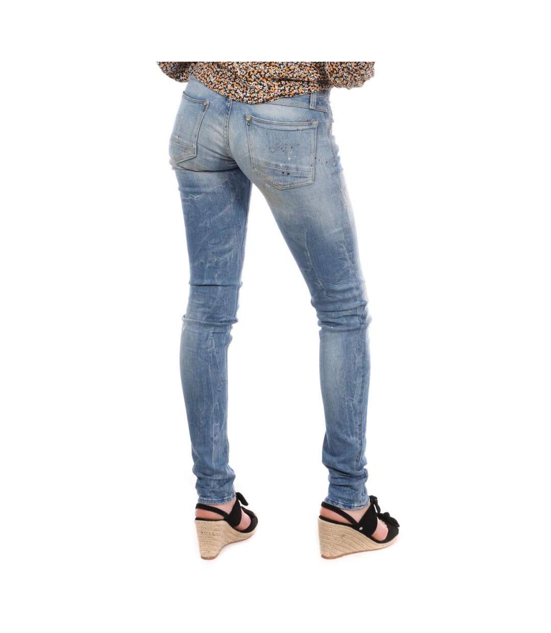 Jean Skinny Bleu clair délavé Femme G-Star Lynn - W24-L32-2