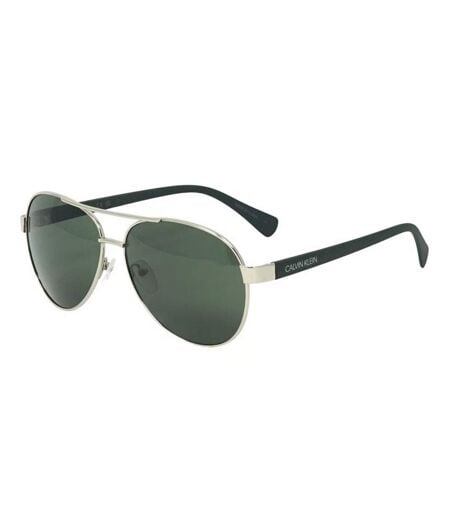 Lunettes De Soleil Homme Taille Unique Vert Argenté Calvin Klein