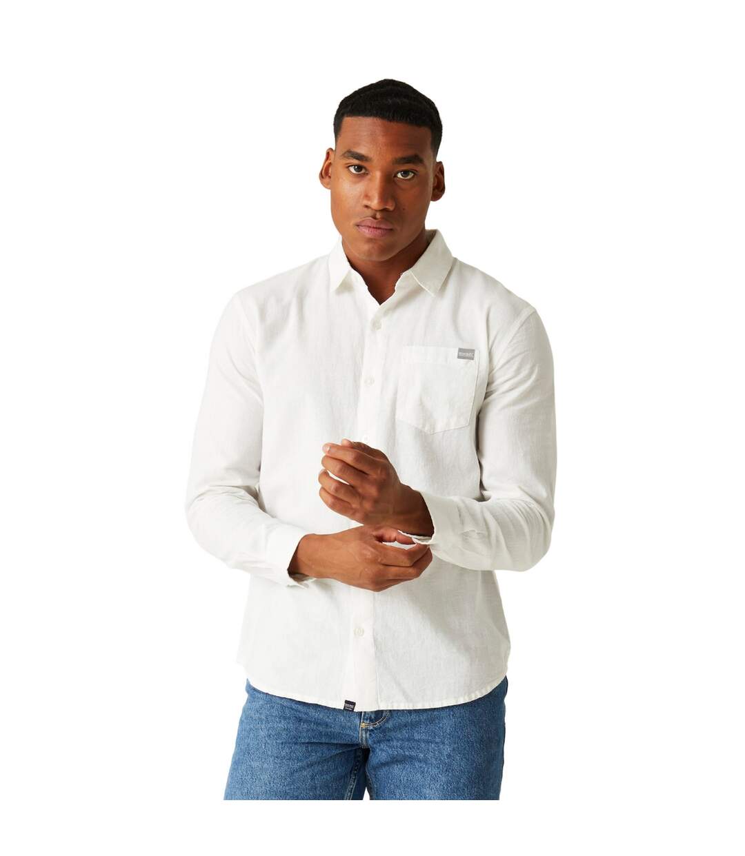 Chemise babbinswood homme blanc Regatta-4