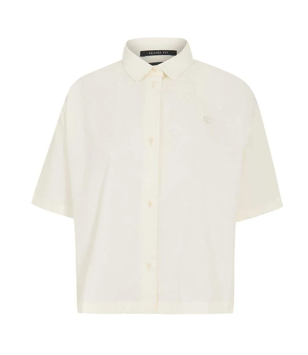 Chemise Manches Courtes Femme Vieux Blanc Timberland-1