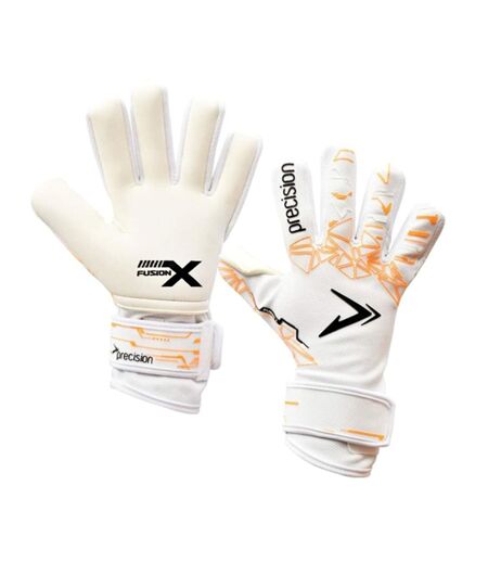 Gants de gardien de but fusion pro lite giga adulte blanc / orange fluo Precision