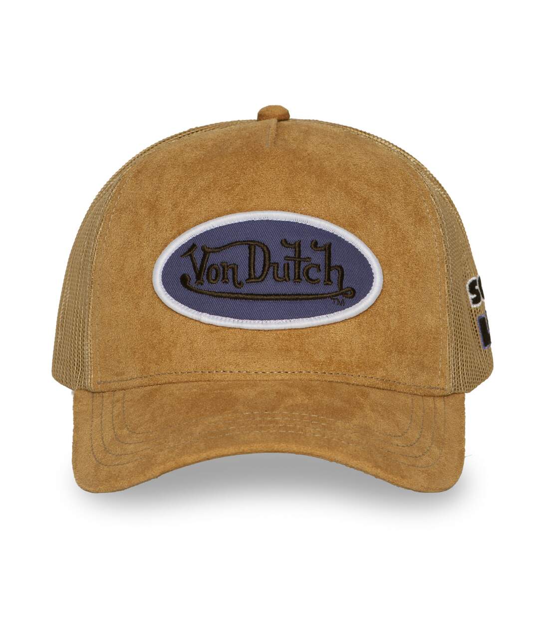 Casquette trucker filet en suédine avec patch Fur Sunflower Vondutch-2