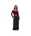 Haut Manches Longues Motif/style Paillettes Femme Bordeaux Urban Classics-1