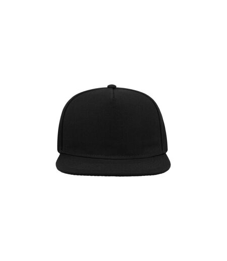 Casquette visière plate mixte noir Atlantis