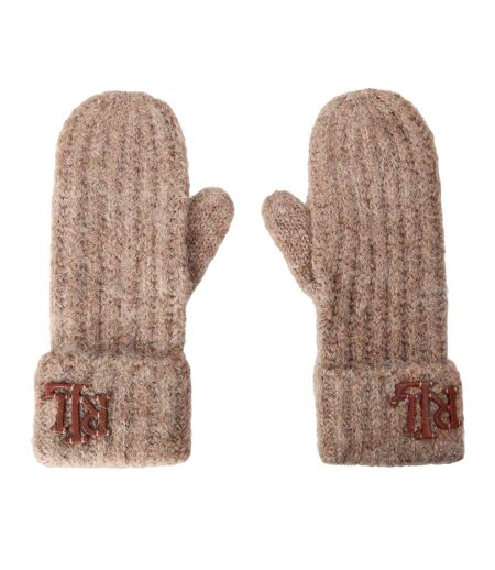 Moufles Motif/style Logo Brodé Femme Taupe Ralph Lauren