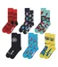 6 Pack Spider-Man Socks Bundle Novelty Socks | Gift Idea-1