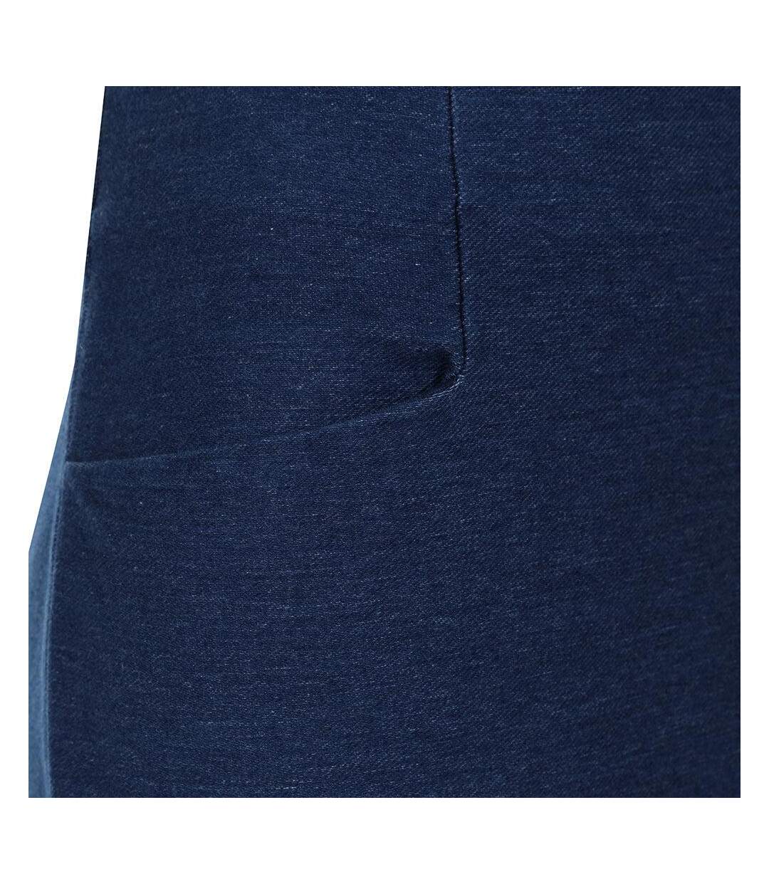 Womens/ladies Cotton Skirt Indigo Lazy Jacks-2