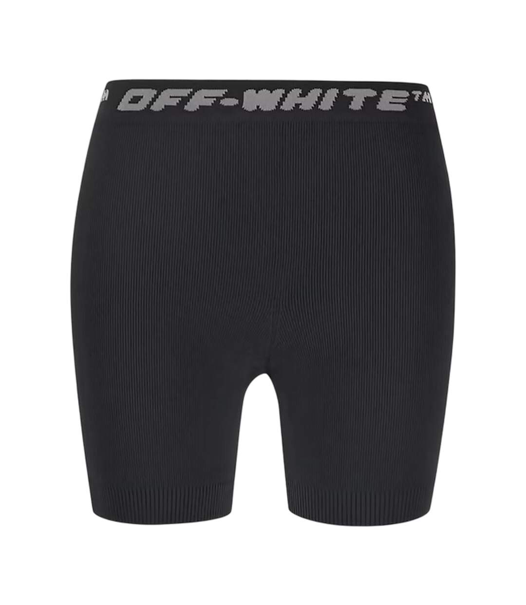 Short Motif/style Logo Femme Noir Gris Off White-2