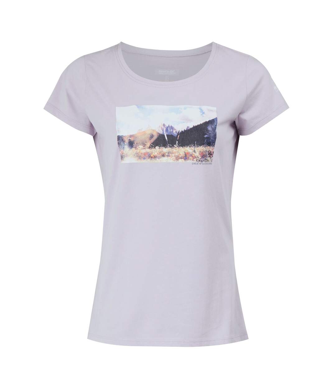 T-shirt Breezed Femme Lilas Pâle Regatta-2