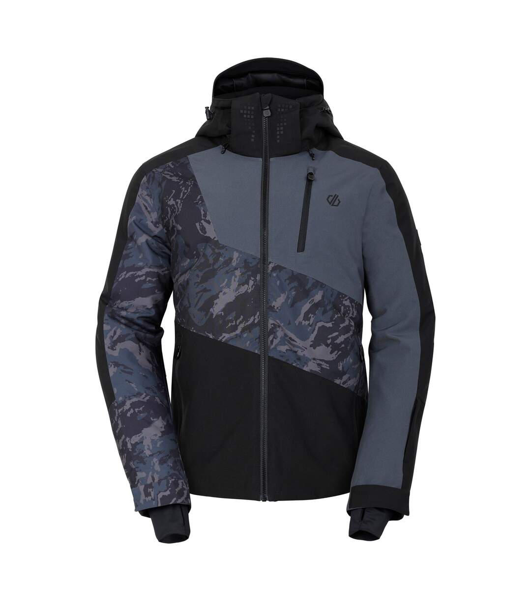 Blouson de ski baseplate homme noir / gris foncé Dare 2B-1